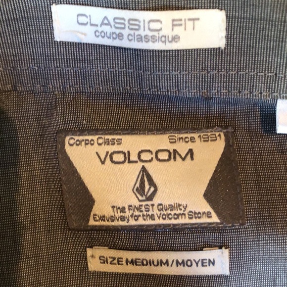 VOLCOM  COUPE CLASSIC BUTTON DOWN MENS M - Picture 5 of 8